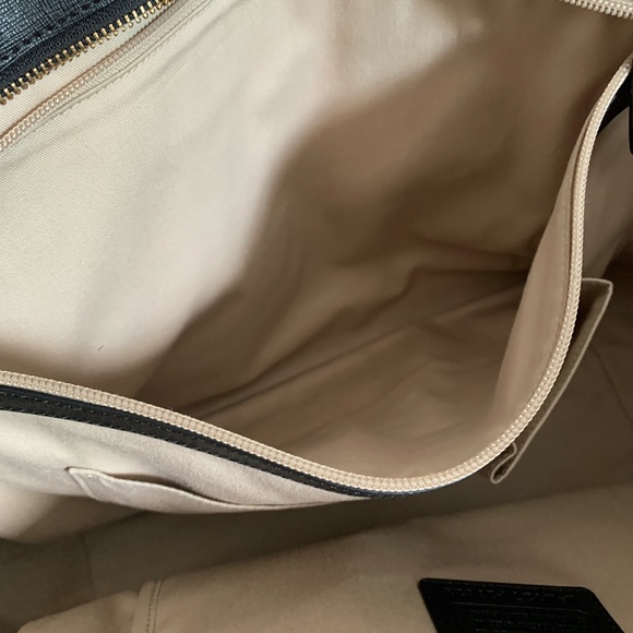 Authentic black large Coach leather tote - Picture 10 of 13